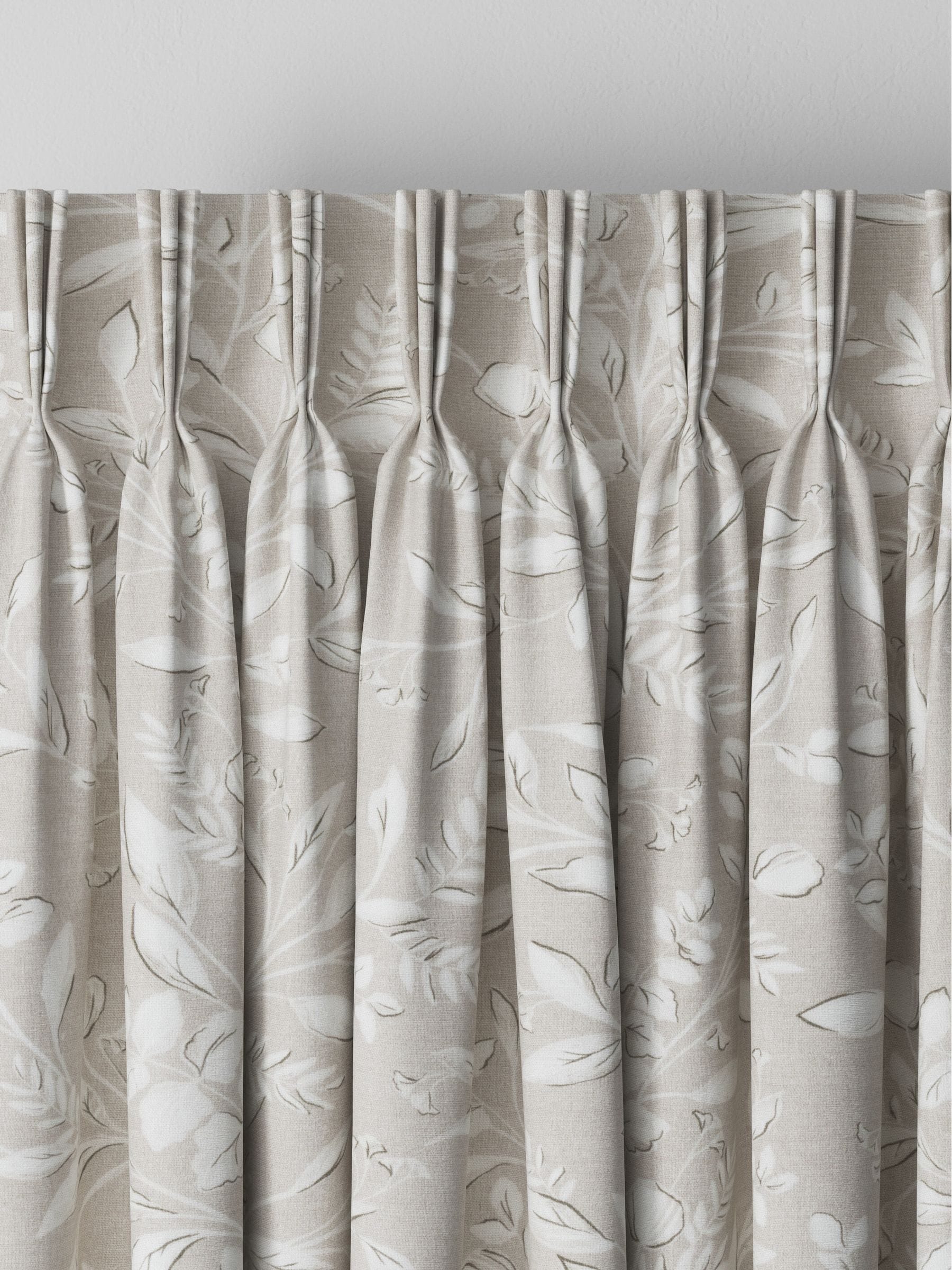 Natural country floral made to measure curtains (British brand)