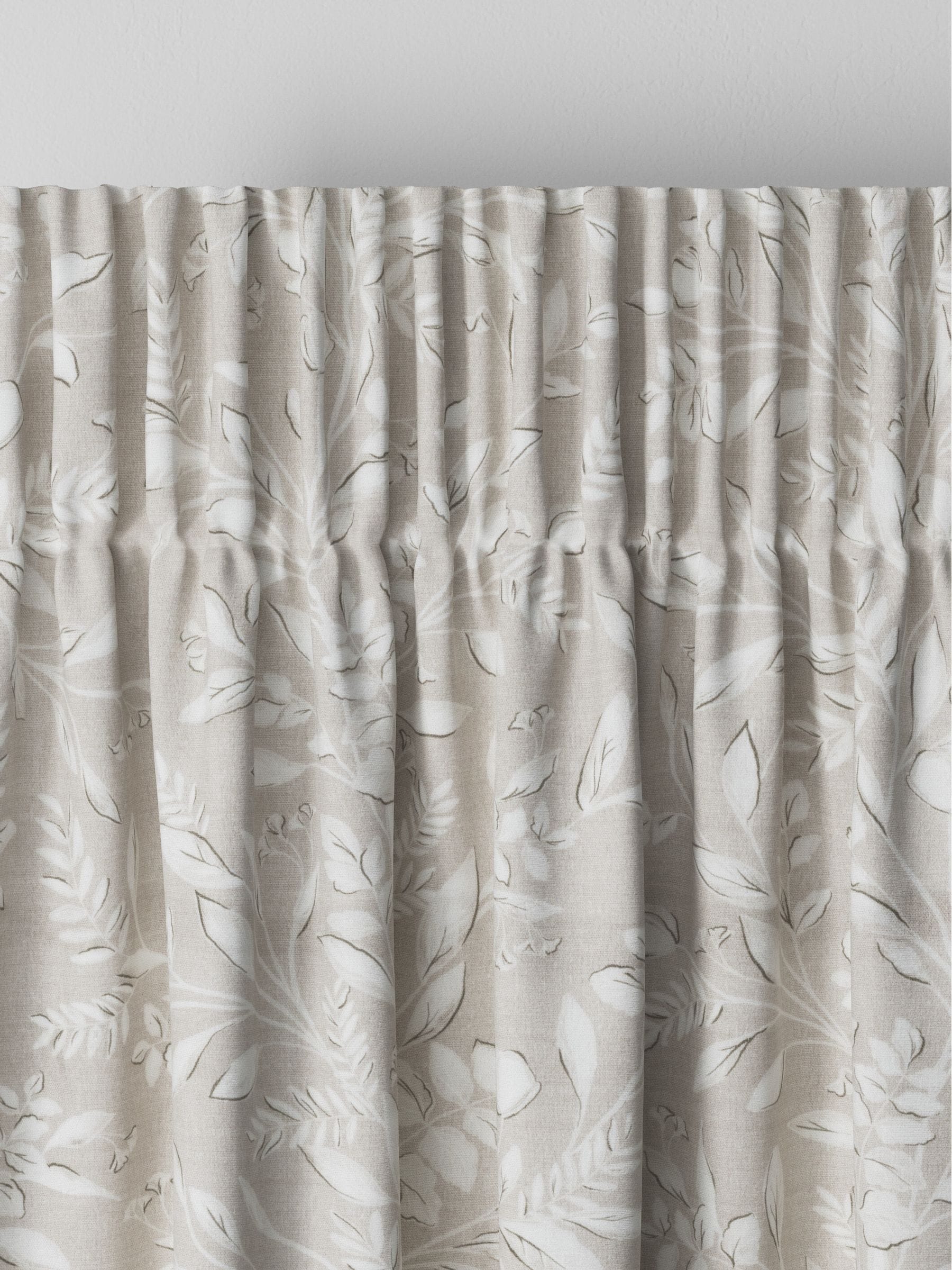 Natural country floral made to measure curtains (British brand)