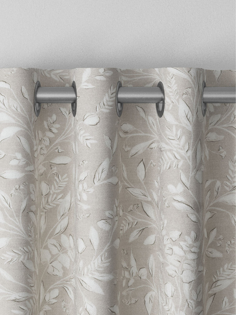 Natural country floral made to measure curtains (British brand)