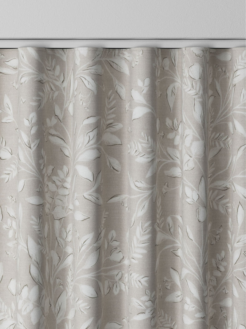 Natural country floral made to measure curtains (British brand)