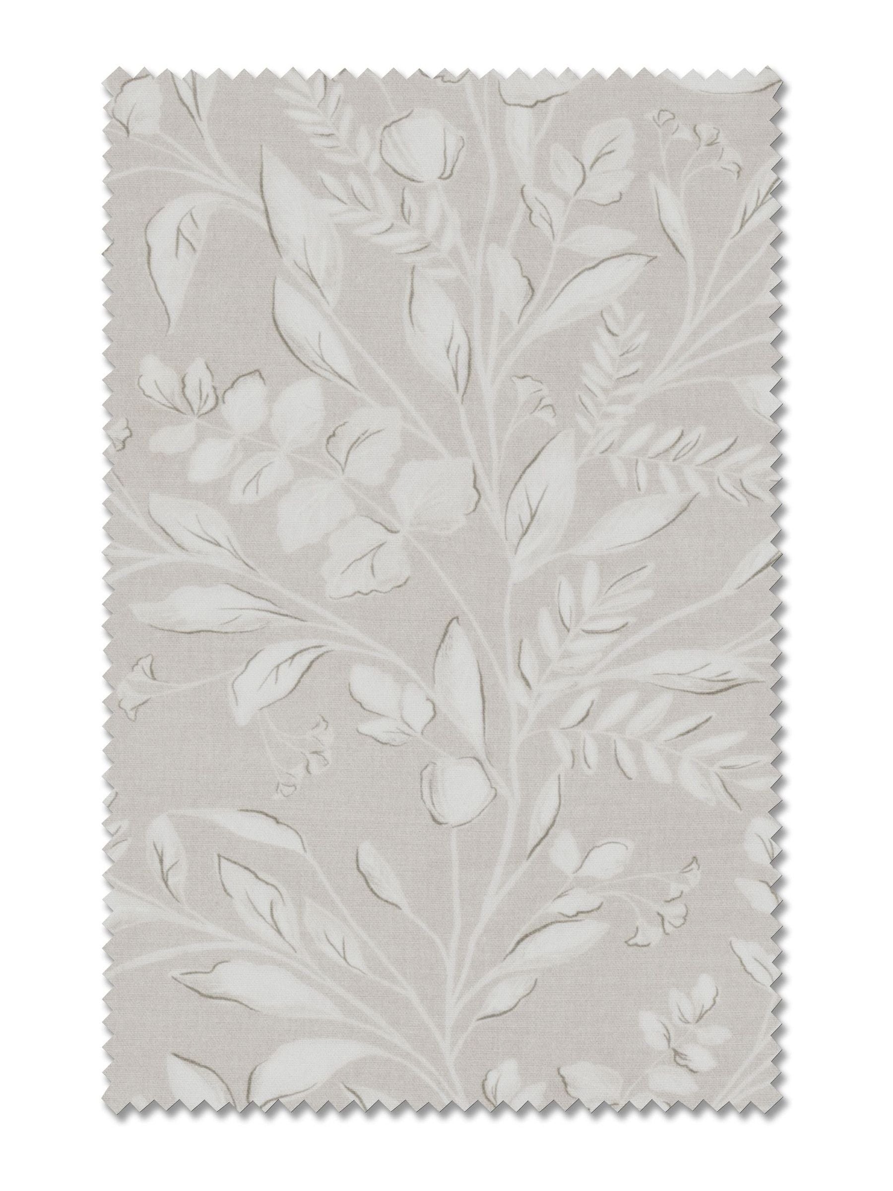 Natural country floral made to measure curtains (British brand)