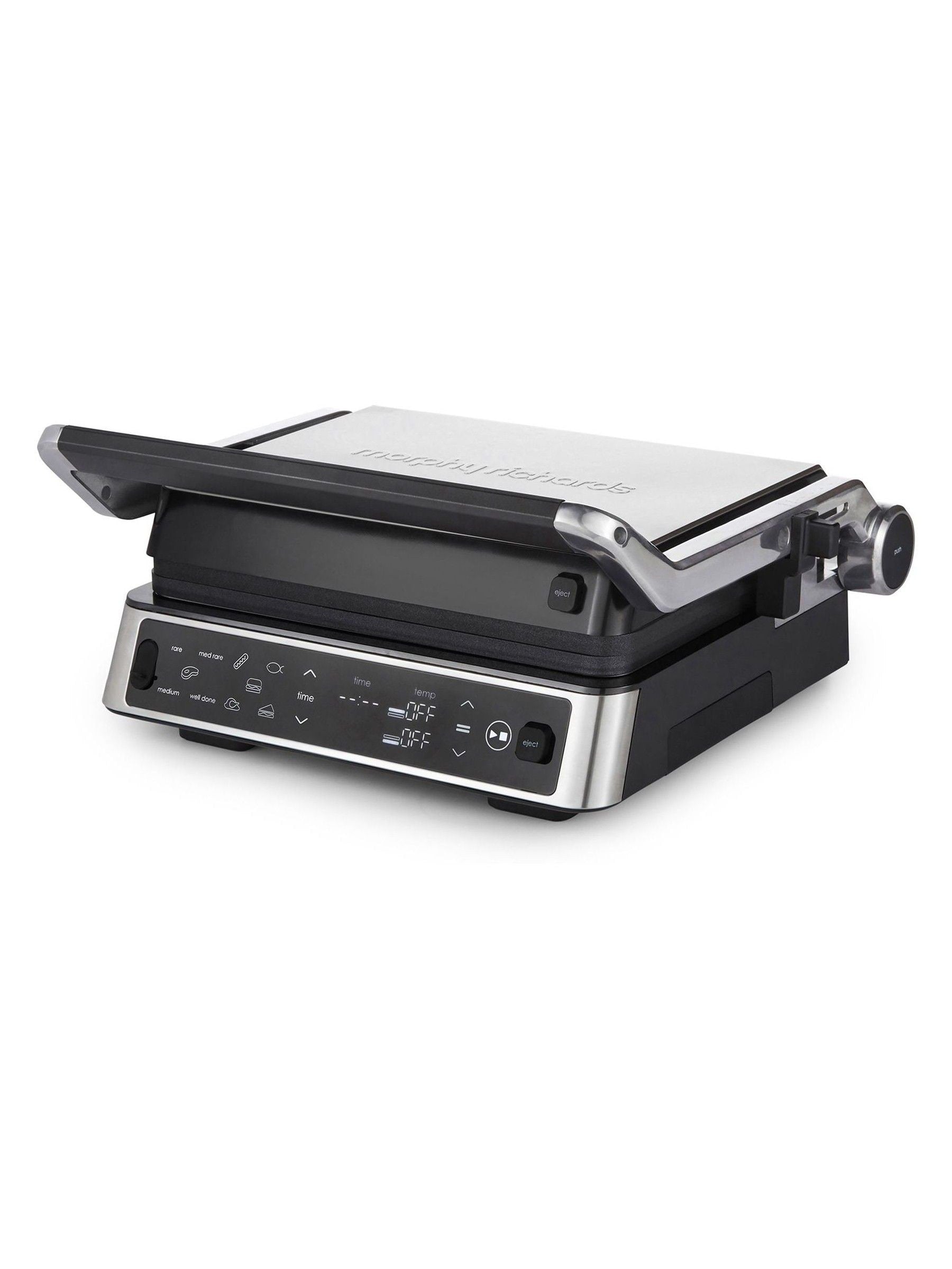 Morphy Richards Black ThermoGrill contact grill, imported from the UK