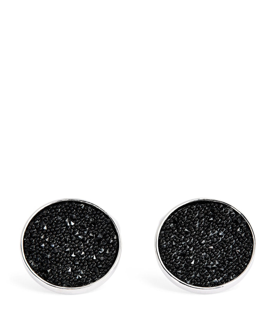 Babette Wasserman Moondust round cufflinks 1.8cm, imported from the UK