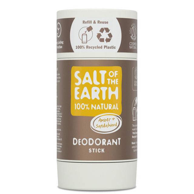 Salt of the Earth Amber & Sandalwood Natural Deodorant Stick   84g GOODS M&S   