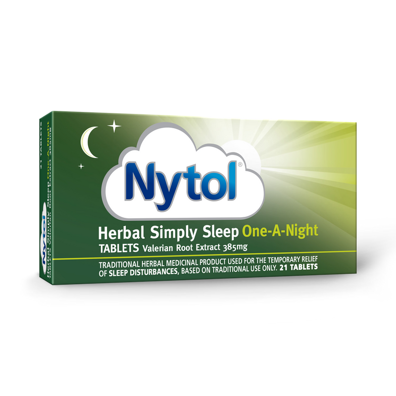 Nytol One-A-Night herbal tablets 21 tablets (British brand)