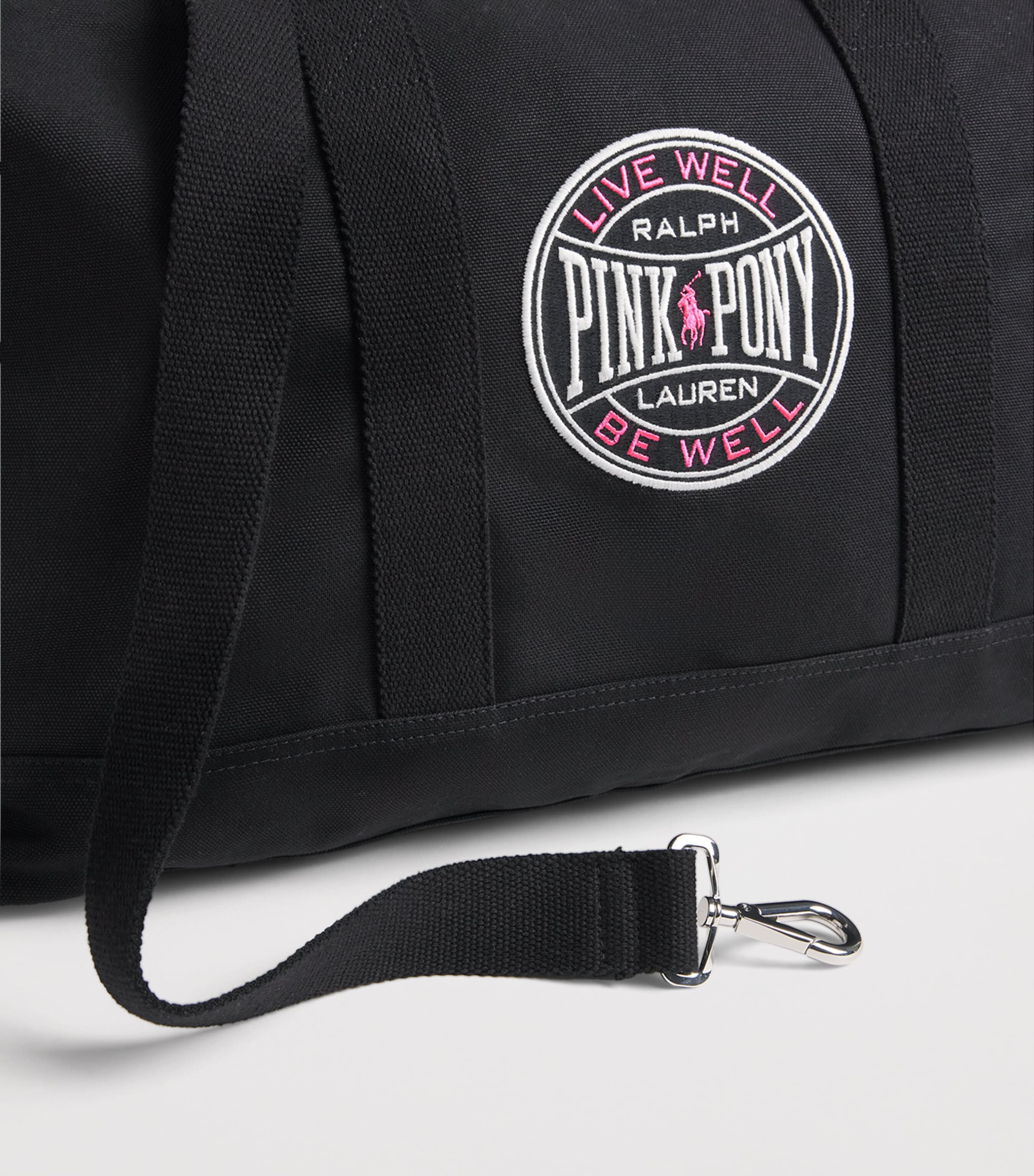 Polo Ralph Lauren cotton pink pony duffle bag, imported from the UK
