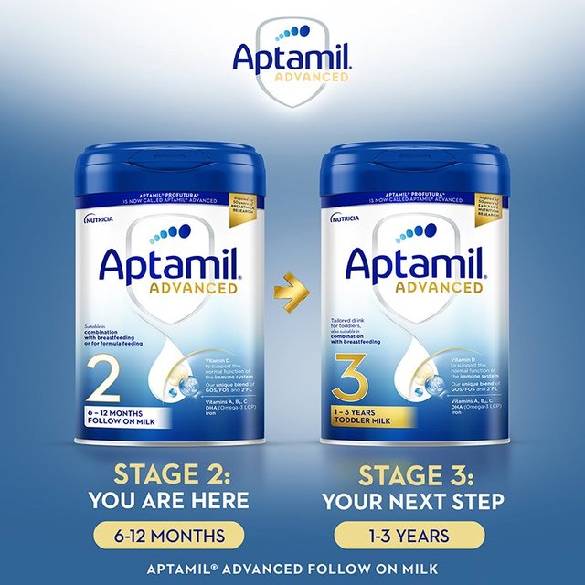 Aptamil Advanced 2 Follow On Formula Baby Milk Powder 6-12 Months    800g GOODS M&S   