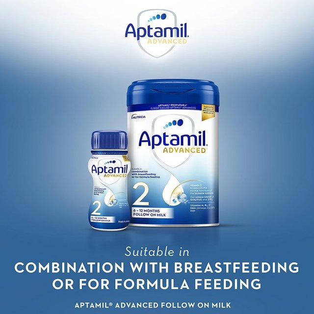 Aptamil Advanced 2 Follow On Formula Baby Milk Powder 6-12 Months    800g GOODS M&S   