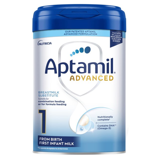 Aptamil Advanced 1 First Formula Baby Milk Powder from Birth    800g GOODS M&S   