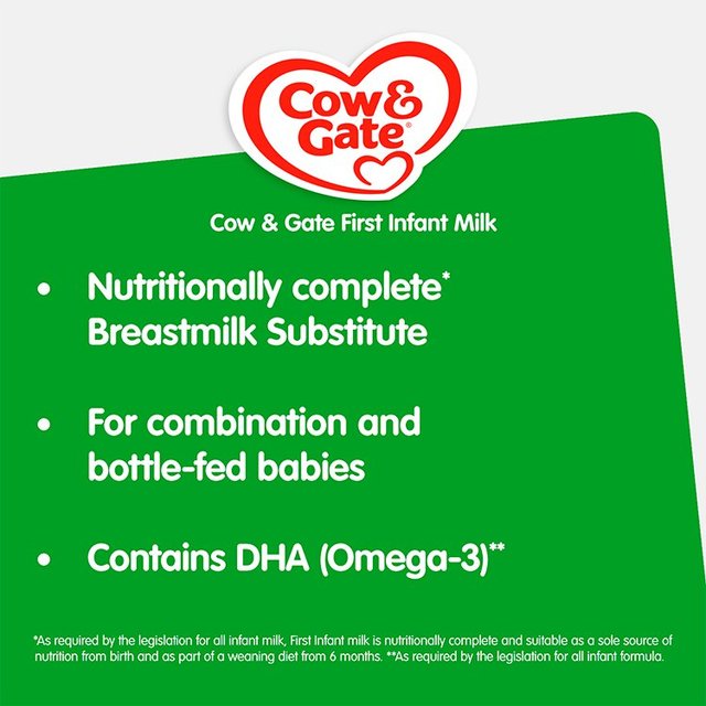 Cow & Gate 1 First Baby Milk Formula Liquid from Birth Multipack    6 x 200ml GOODS M&S   