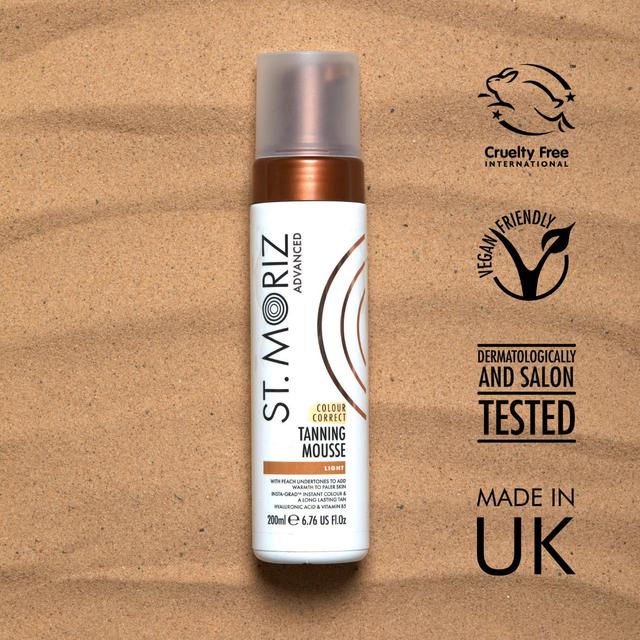 St Moriz Advanced Colour Correcting Tanning Mousse Light   200ml GOODS M&S   