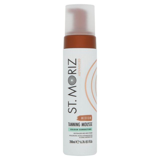 St Moriz Advanced Colour Correcting Tanning Mousse Medium   200ml GOODS M&S   