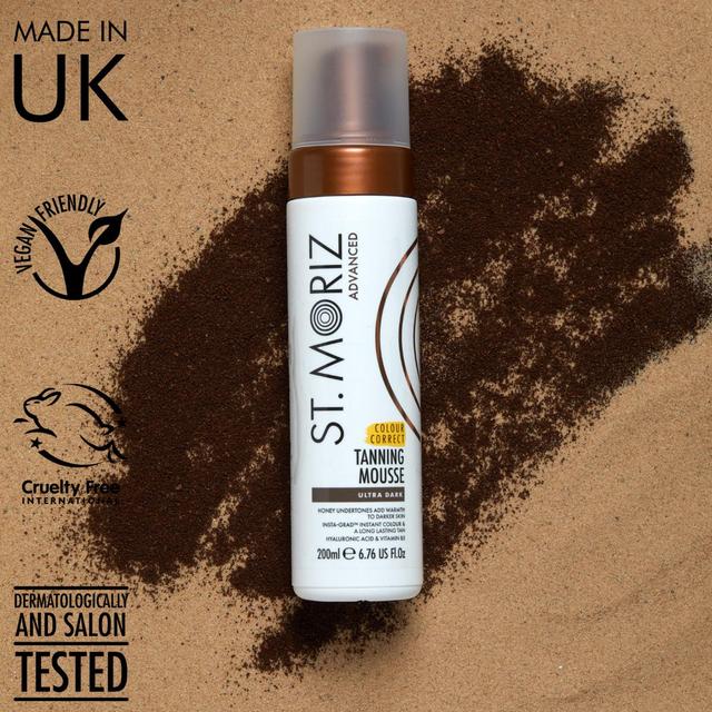 St Moriz Advanced Colour Correcting Tanning Mousse Ultra Dark   200ml