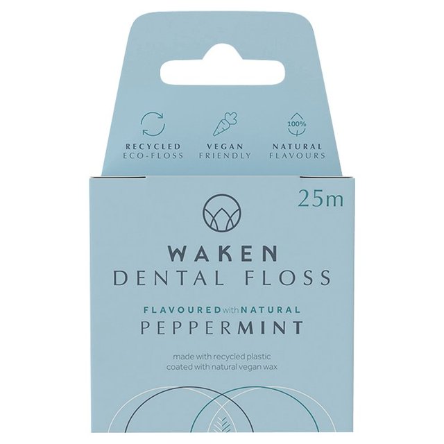 Waken Dental Floss Peppermint   16g GOODS M&S   