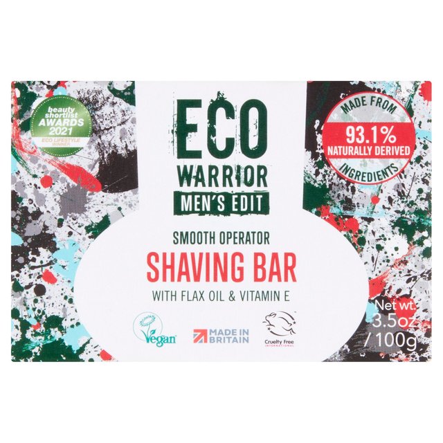 Eco Warrior Men's Edit Shaving Bar   100g GOODS M&S   