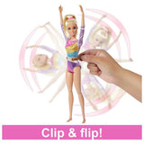Barbie gymnastics playset with doll and accessories, UK version