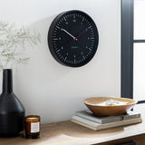 Habitat analogue wall clock black 30cm, UK version