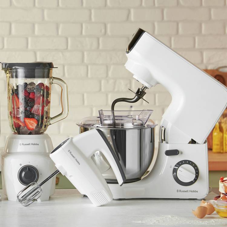 Russell Hobbs Go Create electric hand mixer white - British product