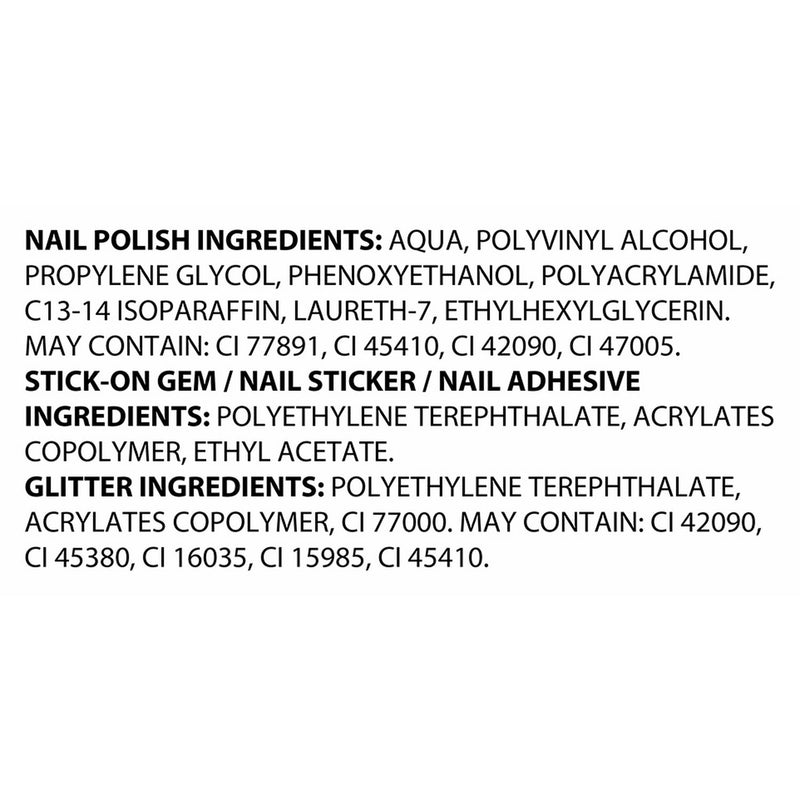 Barbie nail studio glitter shine playset (British brand)