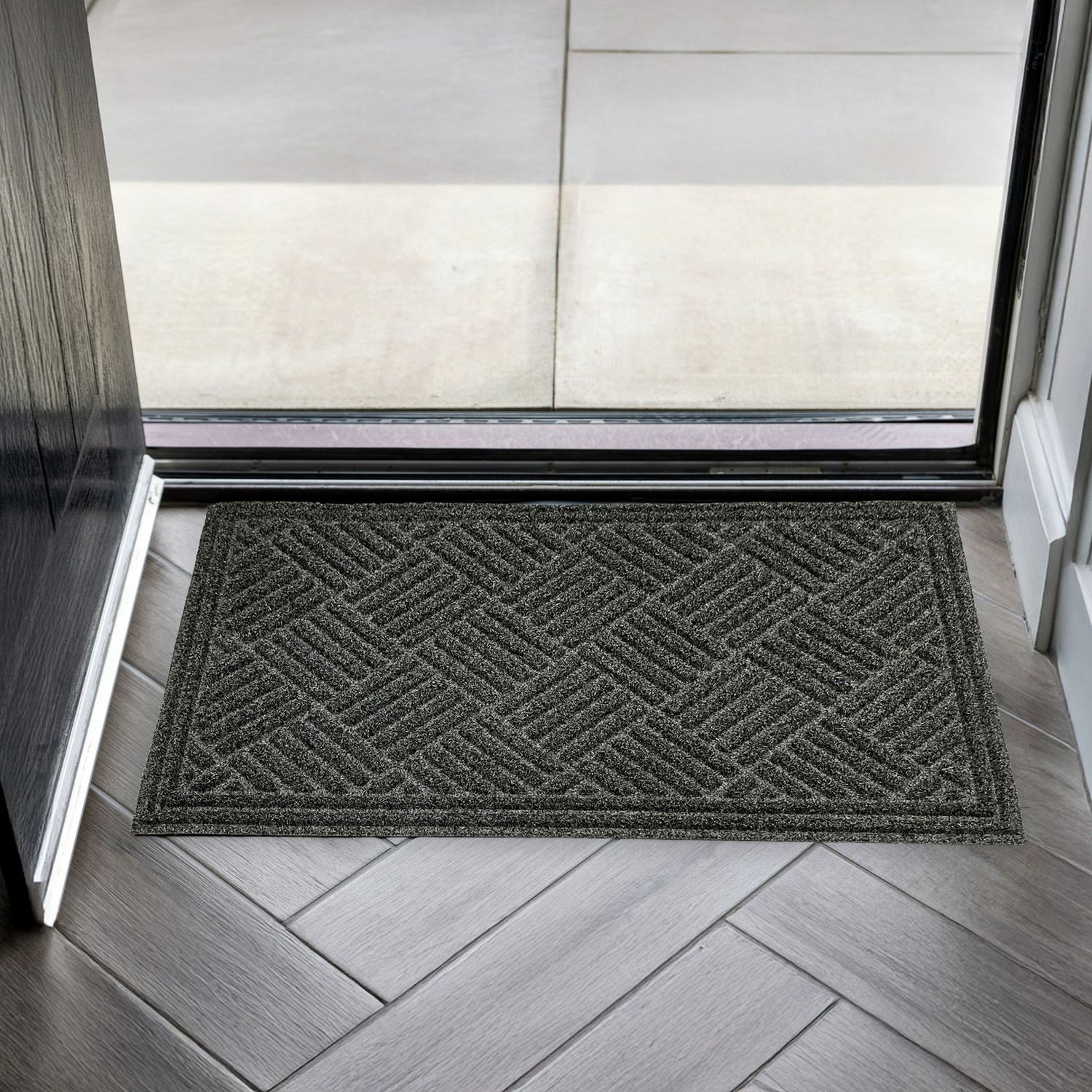 Mighty Mats grey doormat 45x75cm (British brand)