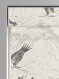 Laura Ashley Silver Animalia Roman blind, imported from the UK