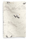 Laura Ashley Silver Animalia Roman blind, imported from the UK