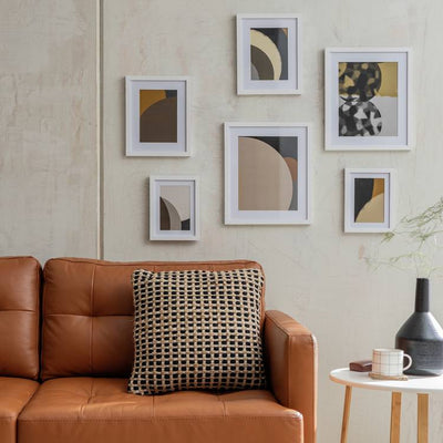 Argos Habitat White Wooden 6 Pack Picture Frames - Mixed Sizes- Buy online at McGrocer