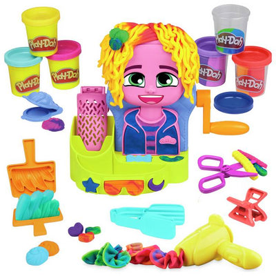 Argos Play-Doh Hair Stylin' Salon Creative Playset with 6 Tubs and 7 Accessories- Buy online at McGrocer