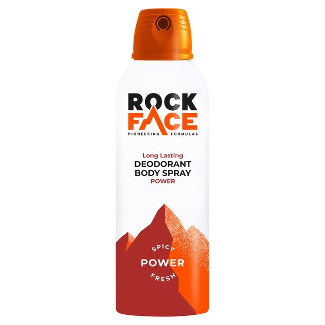 Rock Face Power Body Spray   200ml