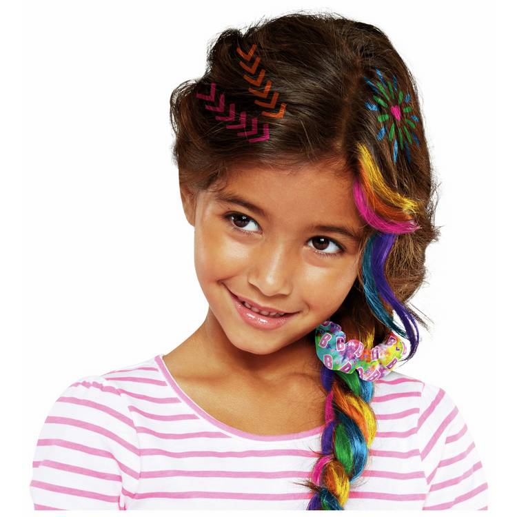 Barbie Rainbow Tie Dye Hair Designer hair styling kit, UK version