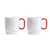 Sebastian Conran set of 2 porcelain mugs 390ml, imported from the UK