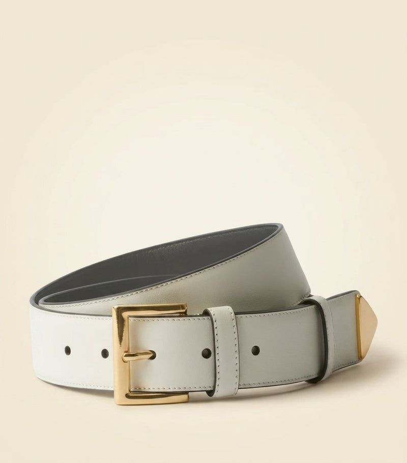 Prada leather logo belt 2cm width Italian craftsmanship, UK version