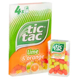 Tic Tac Lime & Orange   4 x 18g GOODS M&S   