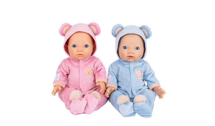 My First Tiny Treasures Beary Cute Snuggle Twin Baby Dolls GOODS Argos