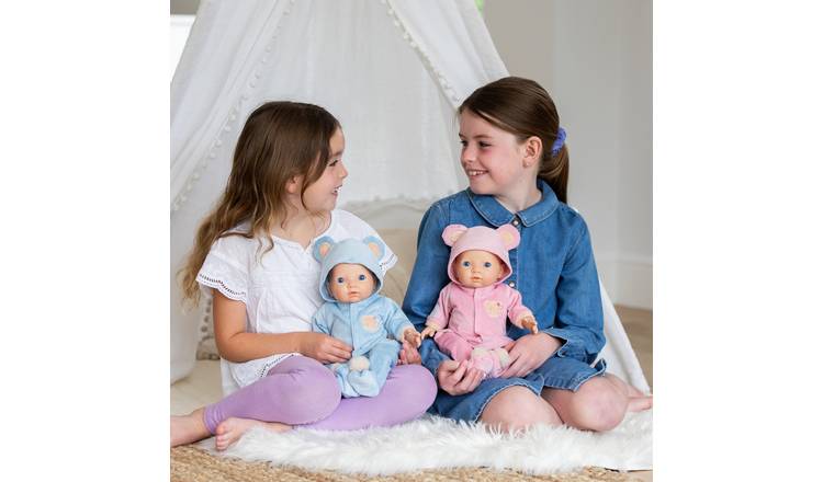 My First Tiny Treasures Beary Cute Snuggle Twin Baby Dolls