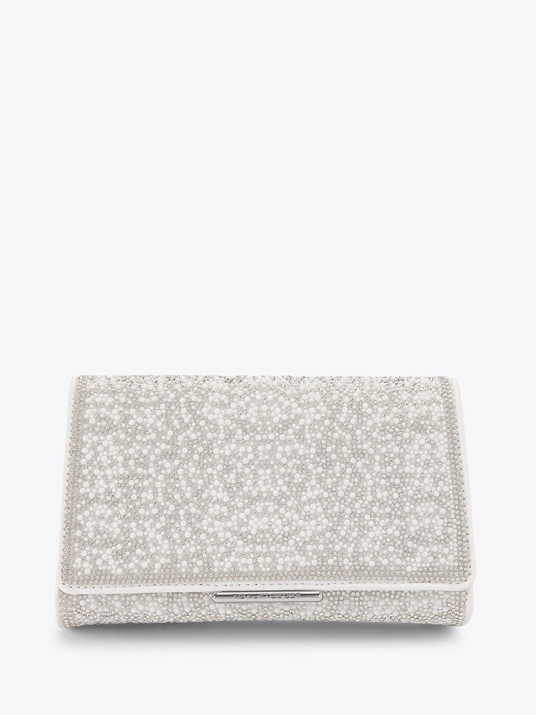 KG Kurt Geiger White Abra Gem Bag small crossbody bag (British brand)