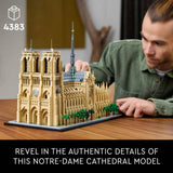 LEGO Architecture Notre-Dame de Paris building set 4383 pieces, UK version
