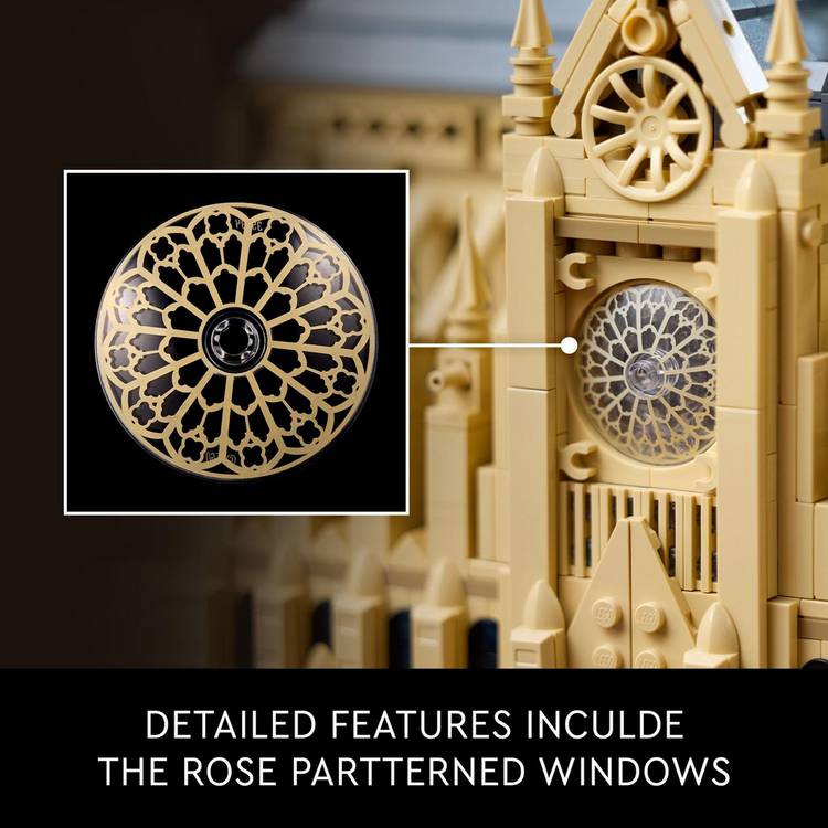 LEGO Architecture Notre-Dame de Paris building set 4383 pieces, UK version