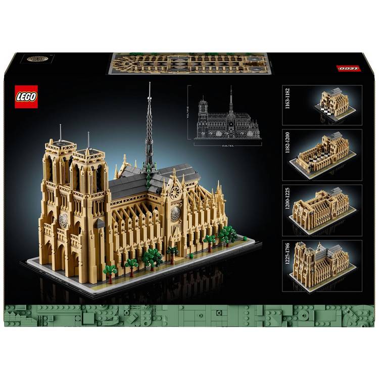 LEGO Architecture Notre-Dame de Paris building set 4383 pieces, UK version