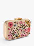 KG Kurt Geiger cream floral Aria clutch bag, UK version