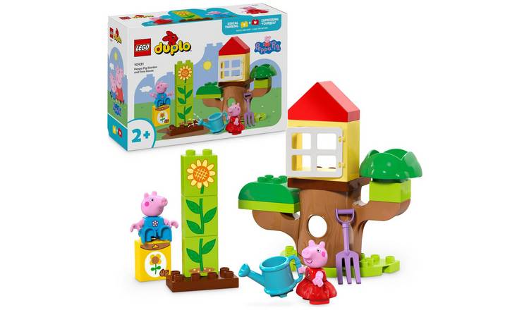 LEGO DUPLO Peppa Pig Garden and Tree House Toddler Toy 10431 GOODS Argos