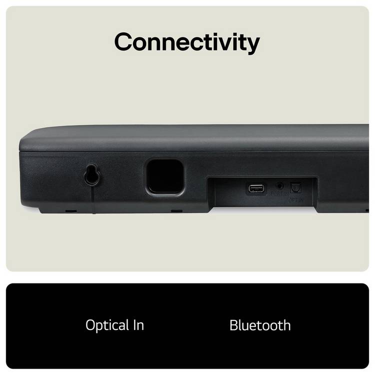 LG SQM1 2Ch Bluetooth soundbar 65cm (British brand)