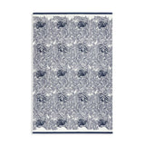 Habitat x Morris & Co. Tulip Toile bath sheet navy, UK version