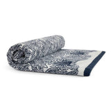 Habitat x Morris & Co. Tulip Toile bath sheet navy, UK version