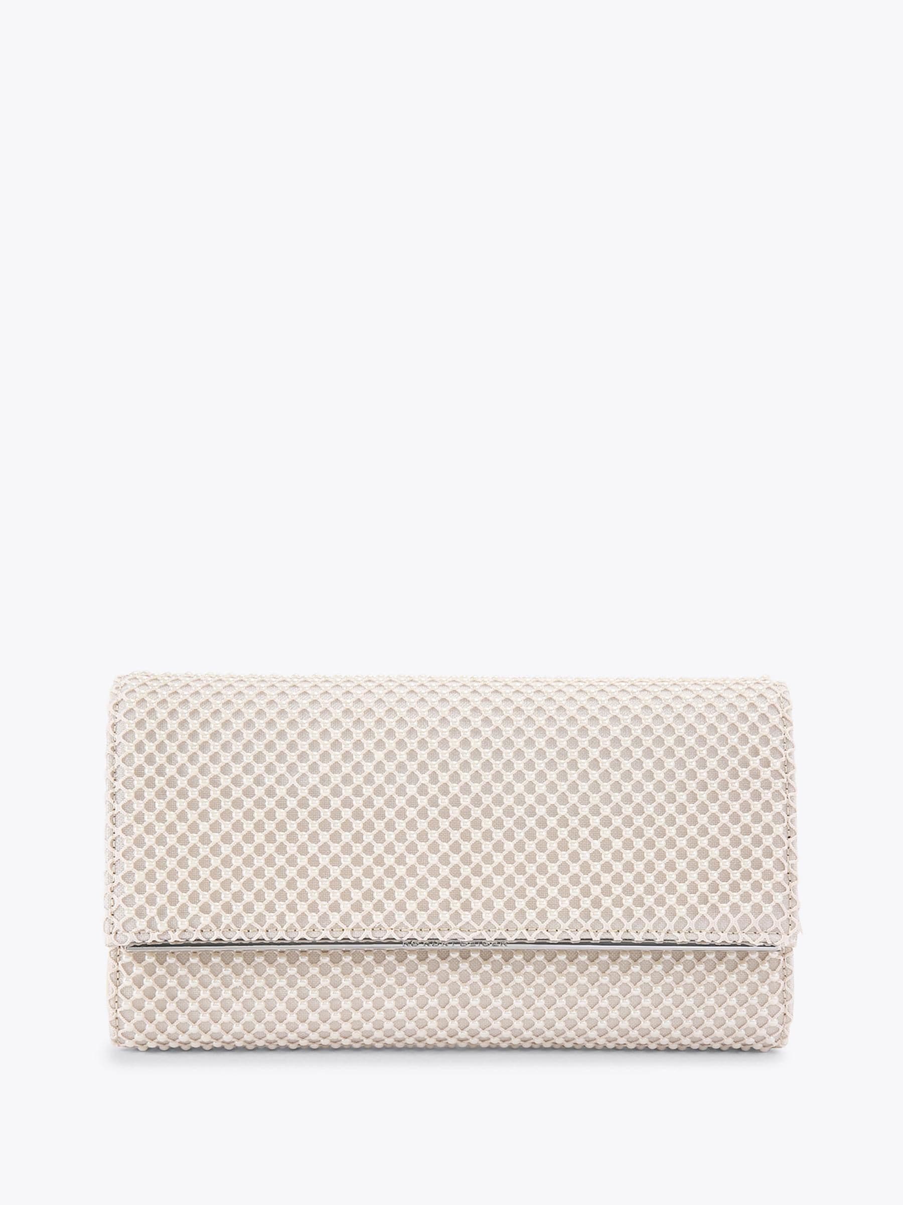 Kurt Geiger Tilly Pearl clutch bag in white - British product