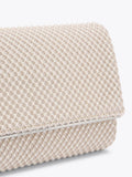 Kurt Geiger Tilly Pearl clutch bag in white - British product