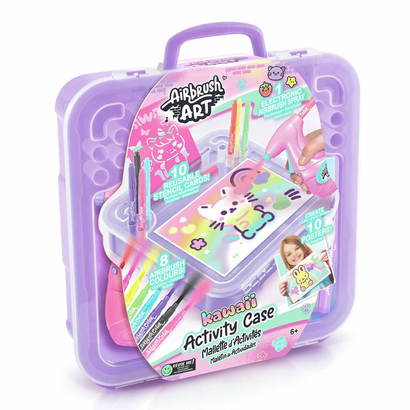 Airbrush Art Kawaii Activity Case for kids, UK version