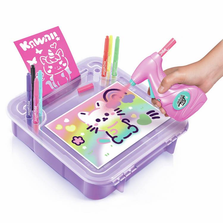 Airbrush Art Kawaii Activity Case for kids, UK version