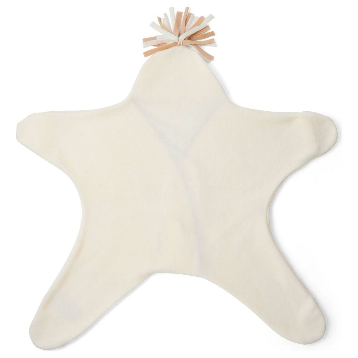 Clair De Lune fleece wrap blanket cream - British product