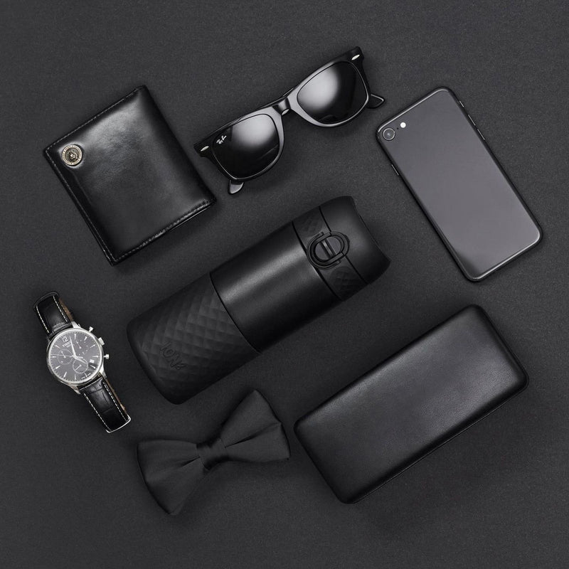 Ion8 black travel mug 360ml - British product